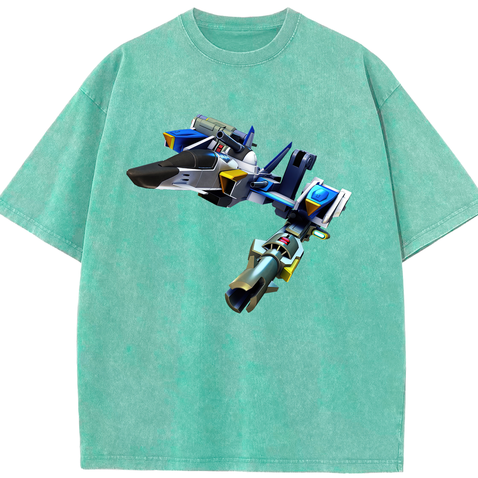 （画像用） 機動戦士ガンダム Mobile Suit Gundam 綿100% ヴィンテージ風 半袖Tシャツ（フロントプリント）
